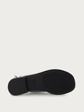 Leather crossover-strap sandals - Ionian | FRAU