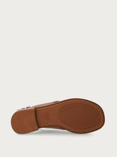 Leather crossover-strap sandals - Mou | FRAU