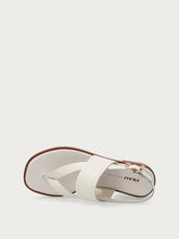 Leather thong sandals - Off White | FRAU