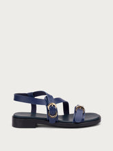 Leather multi-strap sandals - Ionian | FRAU