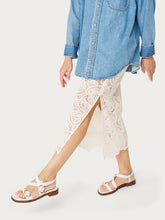 Leather multi-strap sandals - Off White | FRAU