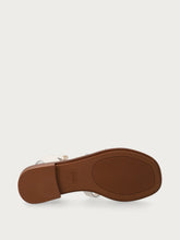 Leather cage sandals - Off White | FRAU