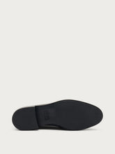 Elegant leather loafers - Black | FRAU