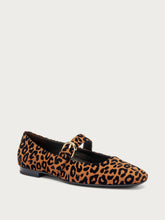 Flocked fabric ballet flats - Leo | FRAU