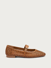 Perforated leather ballet flats - Leather | FRAU