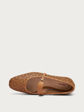 Perforated leather ballet flats - Leather | FRAU