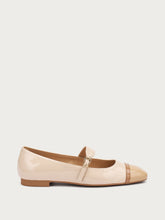 Mary Jane ballet flats with contrasting toe - ARENAnutMOON | FRAU