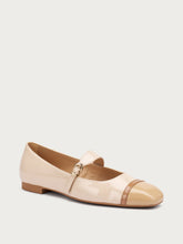 Mary Jane ballet flats with contrasting toe - ARENAnutMOON | FRAU