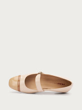 Mary Jane ballet flats with contrasting toe - ARENAnutMOON | FRAU