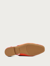 Slingback mit kontrastierender Zehenkappe - ROTorange | FRAU