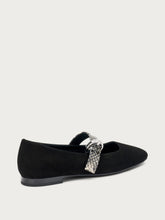 Suede ballet flats with semi-square toe - BLACKrock | FRAU