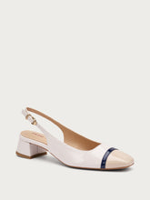 Slingback mit Absatz aus Lackleder - MOONnutDOVE | FRAU