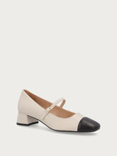 Mary jane con puntina a contrasto - NEROcrema | FRAU