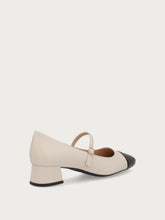 Mary jane con puntina a contrasto - NEROcrema | FRAU