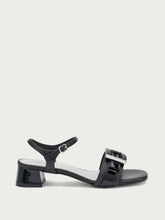 Sandalo con maxi fibbia - Nero | FRAU