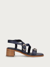 Multi-Strap-Sandalen aus Leder mit Blockabsatz - Ionisch | FRAU