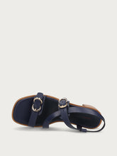 Multi-Strap-Sandalen aus Leder mit Blockabsatz - Ionisch | FRAU