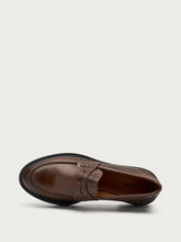 Leather varsity loafers - Leather | FRAU