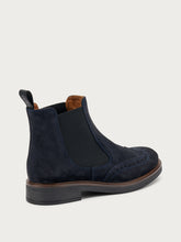 Suede Chelsea boots with shaded finish - Blue | FRAU