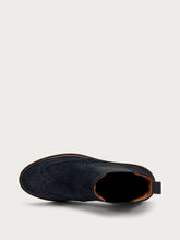 Suede Chelsea boots with shaded finish - Blue | FRAU