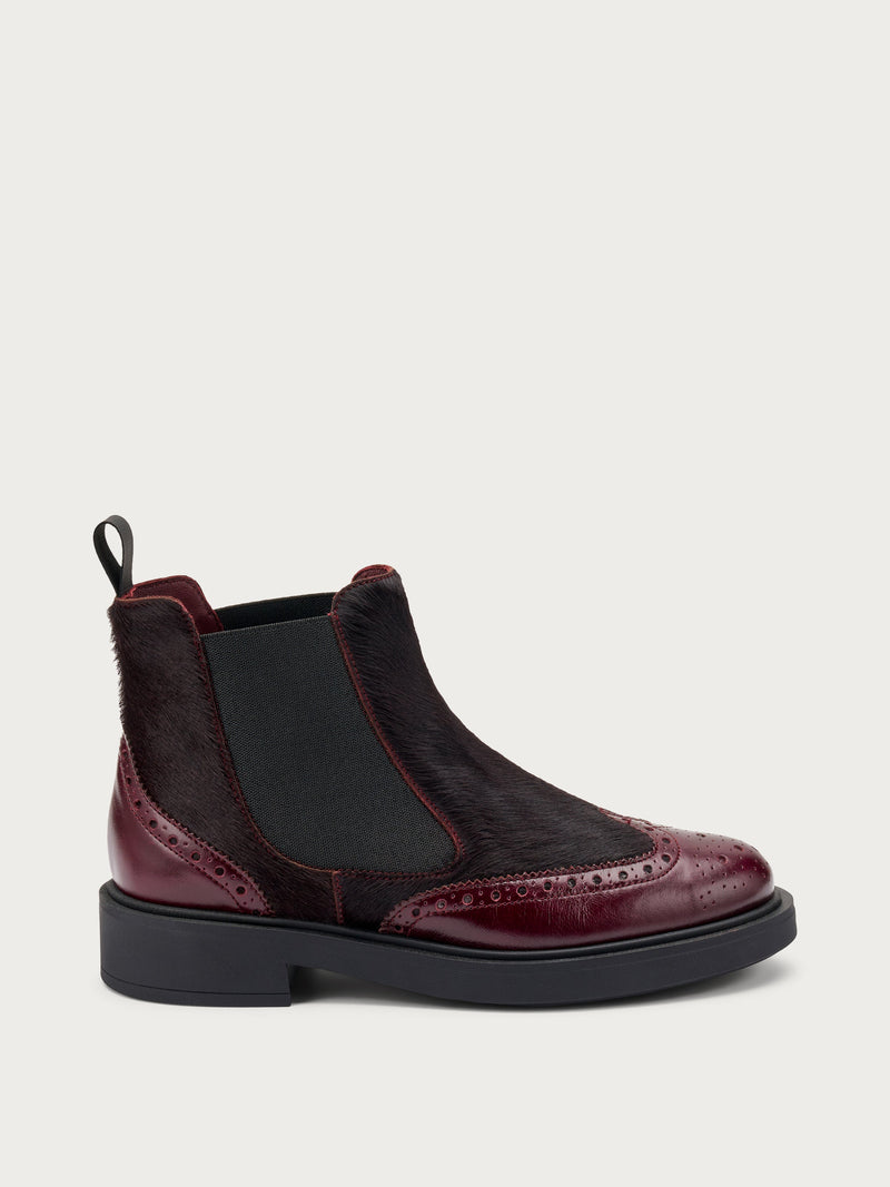 DONNA > CALZATURE > BEATLESFRAU-DONNA-BEATLES IN PELLE SCAMOSCIATA CON FINISH OMBREGGIATO VISONE - 9