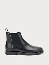Studded leather Chelsea boots - Black | FRAU