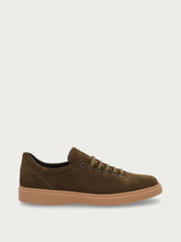 Men's green suede sneakers - Fern/Barley | FRAU