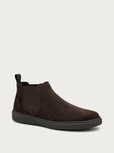 Men's casual dark brown suede Beatle boots - Pepper | FRAU