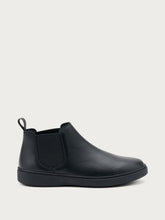 Men's casual black leather Beatle boots - Black | FRAU