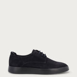 Men’s smart casual blue suede sneakers