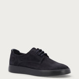 Men’s smart casual blue suede sneakers