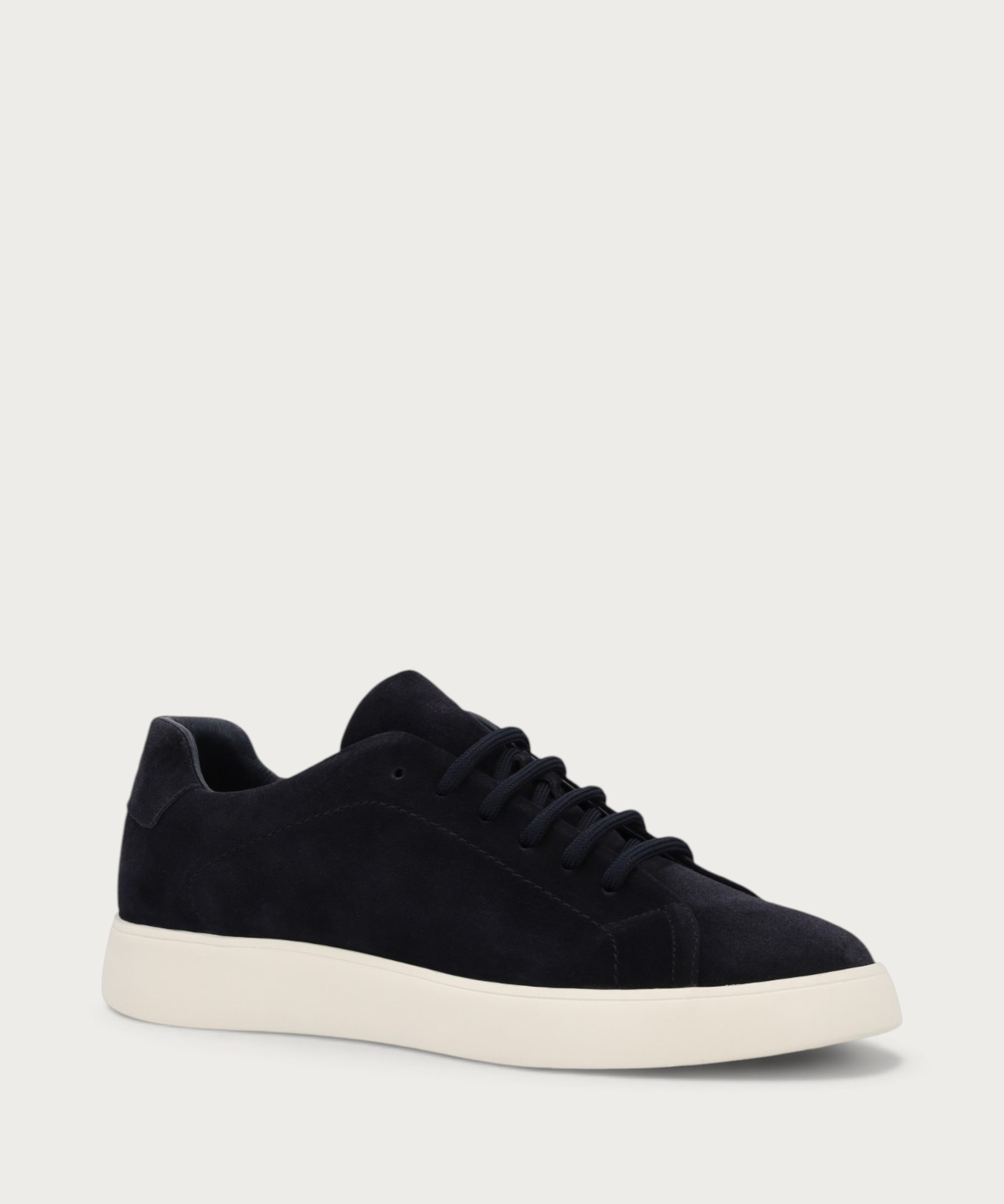 Sneakers uomo Minimal in Pelle Scamosciata Blu
