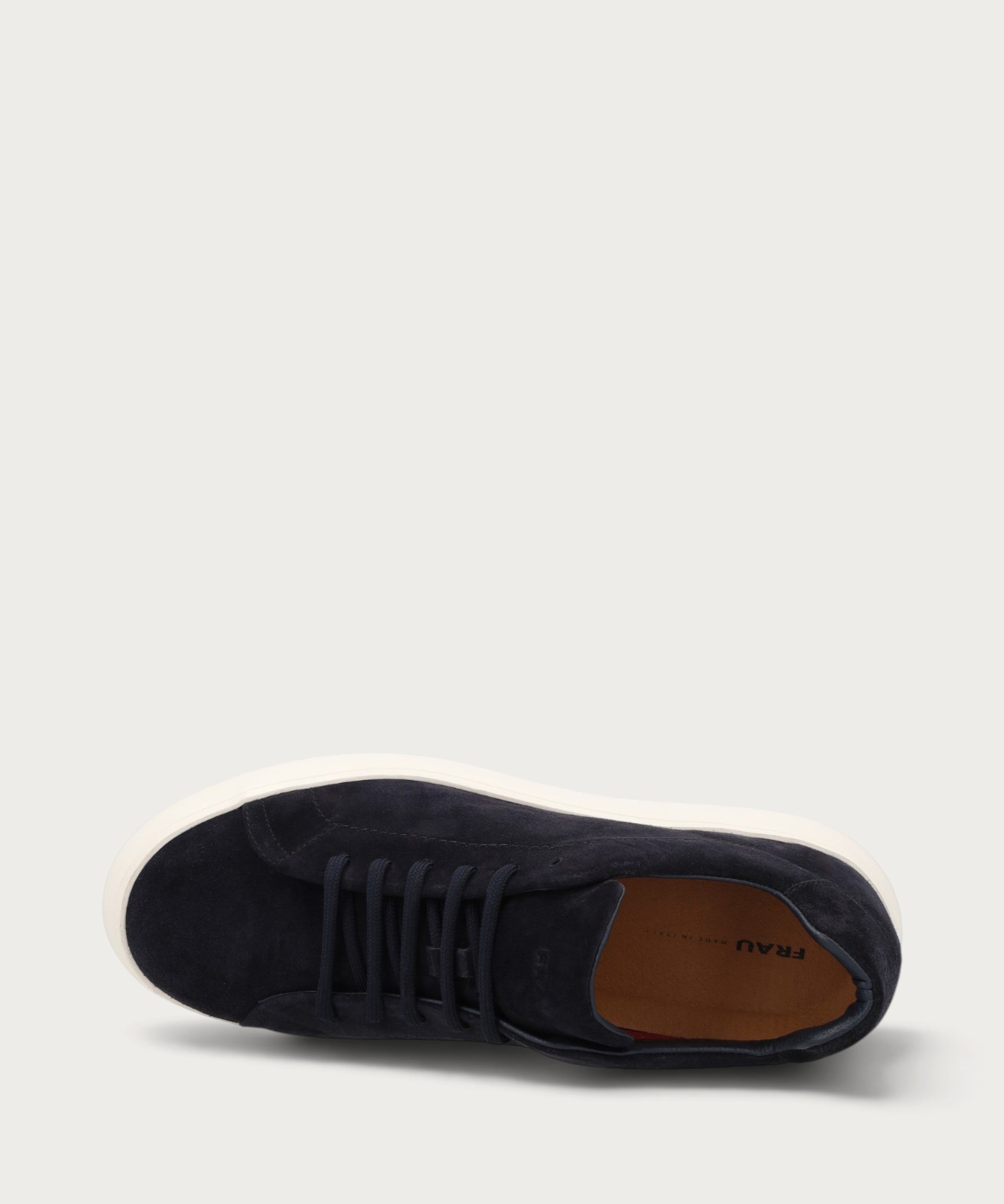 Sneakers uomo Minimal in Pelle Scamosciata Blu