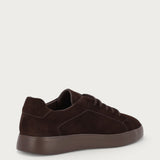 Men's Minimal dark brown suede sneakers