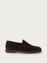Men's casual green suede loafers - Fern/Desert | FRAU
