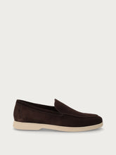 Men's casual green suede loafers - Fern/Desert | FRAU