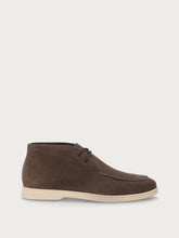 Men's midnight blue suede desert boots - Off Black/Black | FRAU