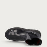 Beatles sporty-casual donna in pelle lucida nera