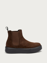 Women’s sporty brown suede Beatle boots - Cocoa | FRAU