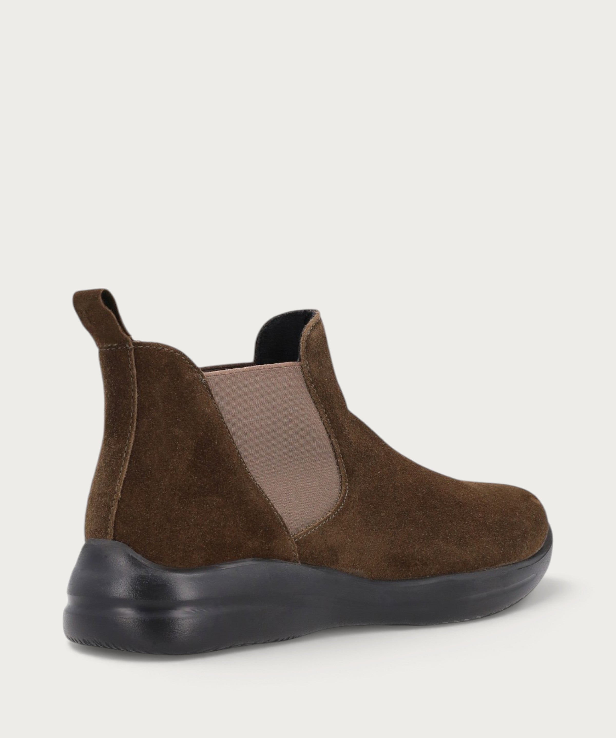 Women's Comfort-tech green suede Beatle boots