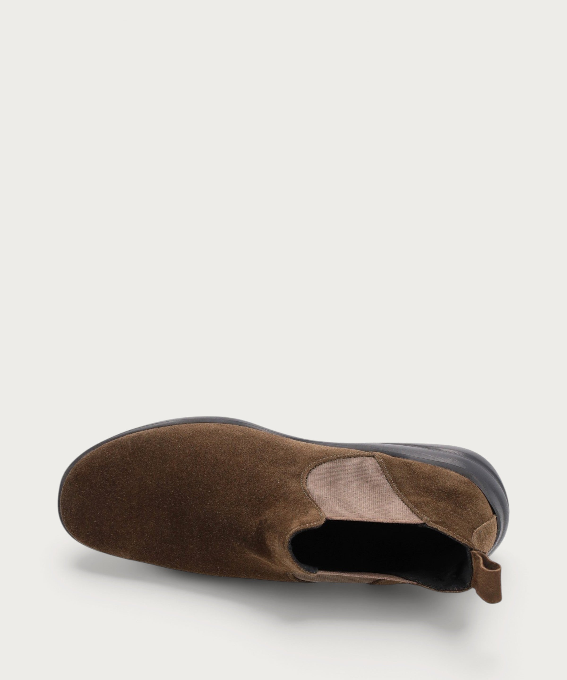 Women's Comfort-tech green suede Beatle boots