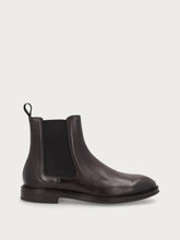 Men's heritage airbrushed light brown calfskin Beatle boots - Walnut | FRAU