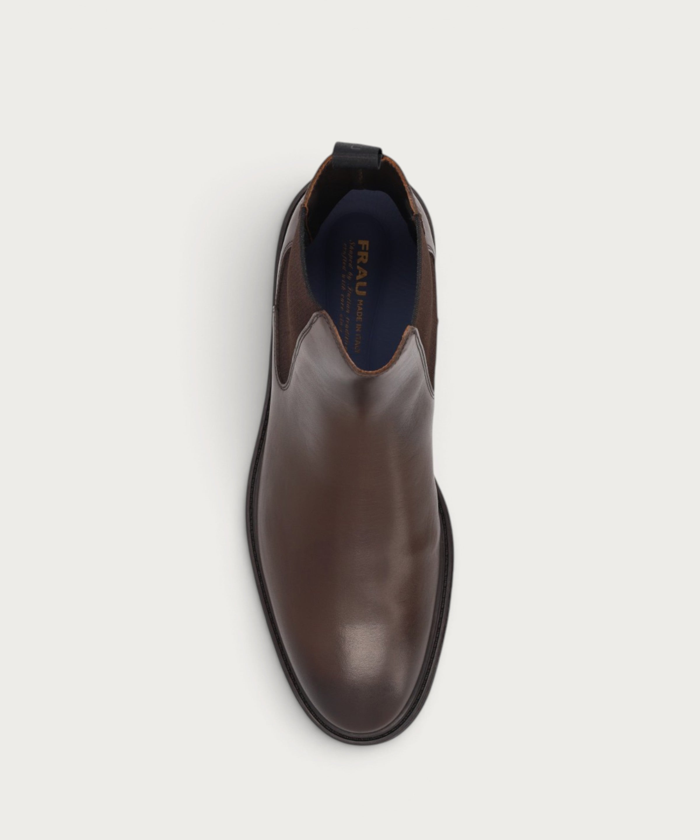Heritage-Herren-Beatle-Boots aus aerografiertem Kalbsleder in Dunkelbraun