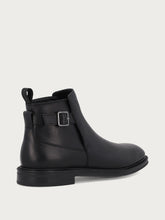 Men's heritage black calfskin ankle boots - Black | FRAU