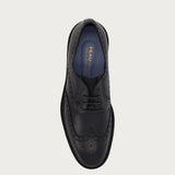 Herren-Schnurschuhe im Schwalbenschwanz-Design aus Kalbsleder 