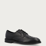 Herren-Schnurschuhe im Schwalbenschwanz-Design aus Kalbsleder 