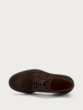 Stringate uomo in pelle scamosciata marrone smart casual - Pepe | FRAU