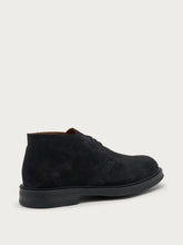 Polacchini uomo in pelle scamosciata blu smart casual - Blu | FRAU