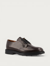 Men's elegant Oxford Shoes in polished brown leather - Mulberry | FRAU