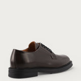 Men's elegant Oxford Shoes in polished brown leather